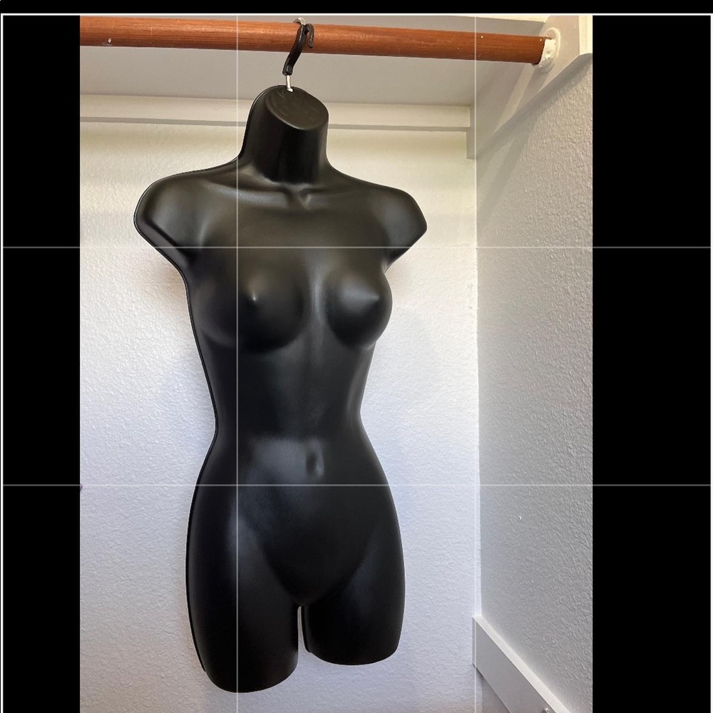 Black Female Mannequin For Clothing Display